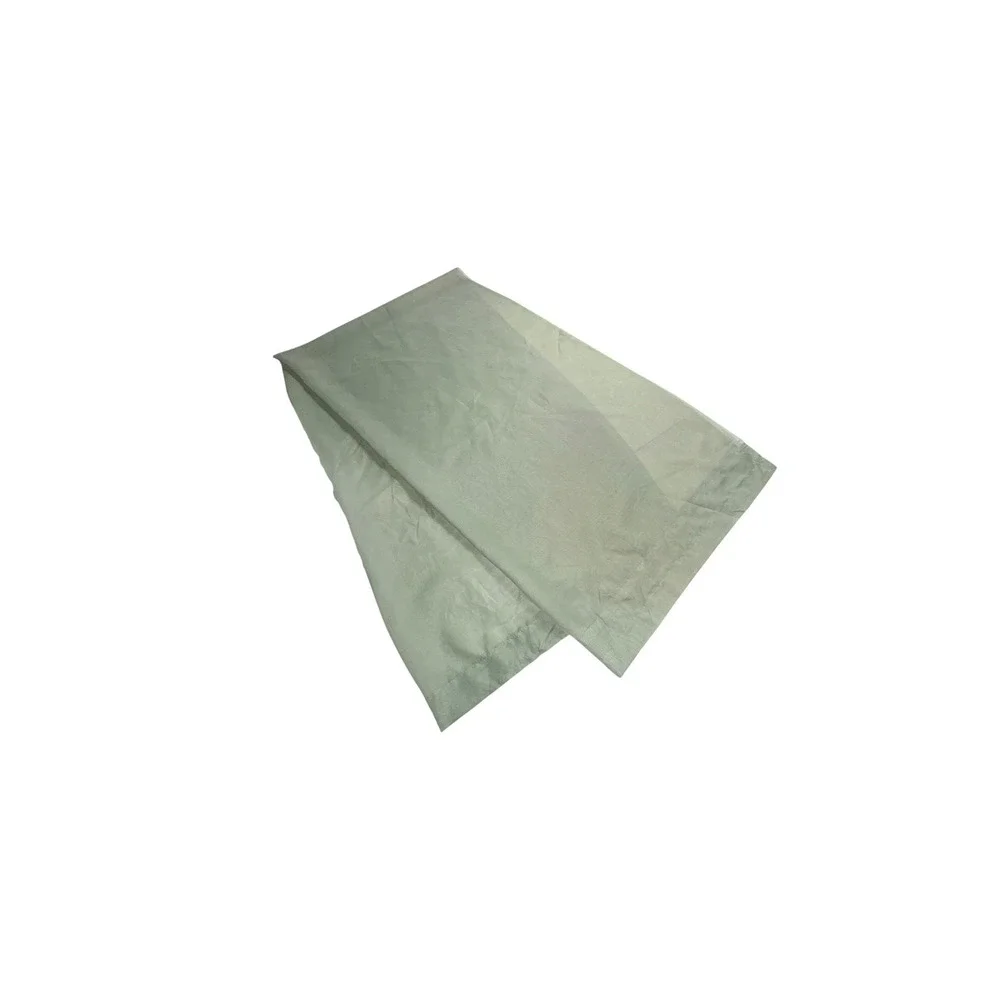 Pair of Solid Sage Green Sheer Curtains Drapes Rod Pocket 86 Long 2 Panels